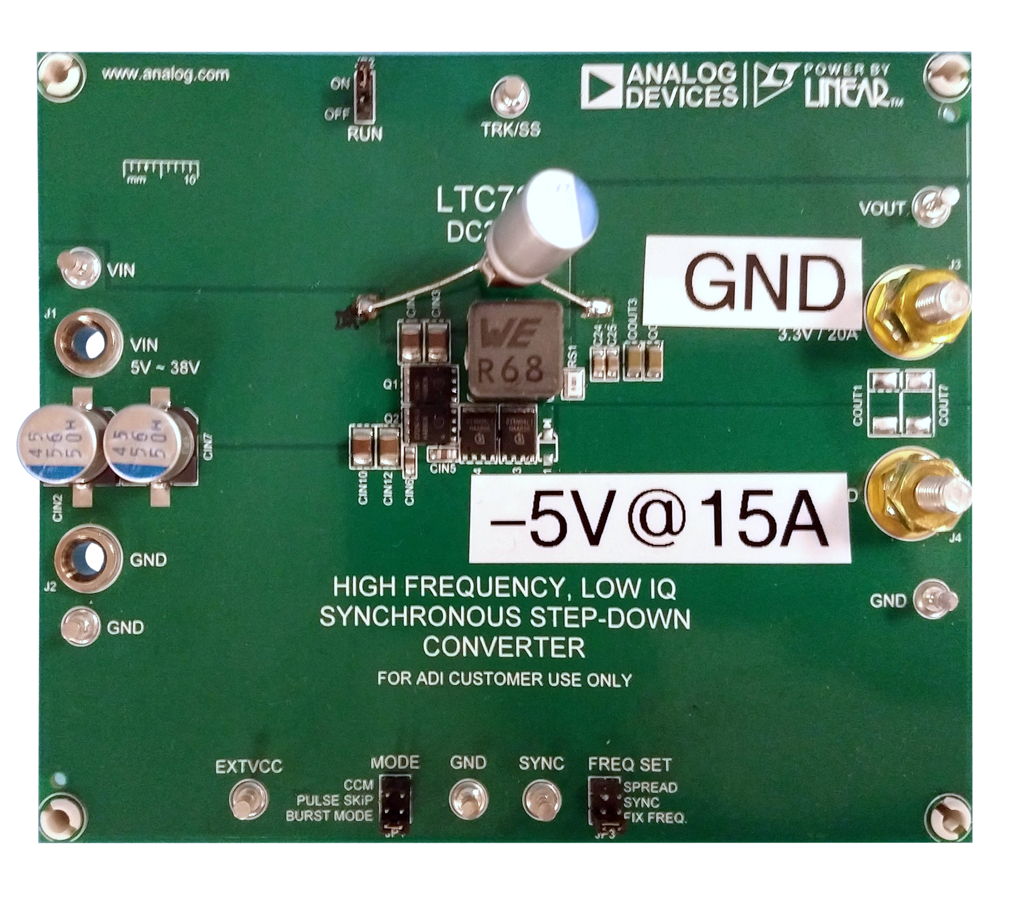 A circuit boardDescription automatically generated