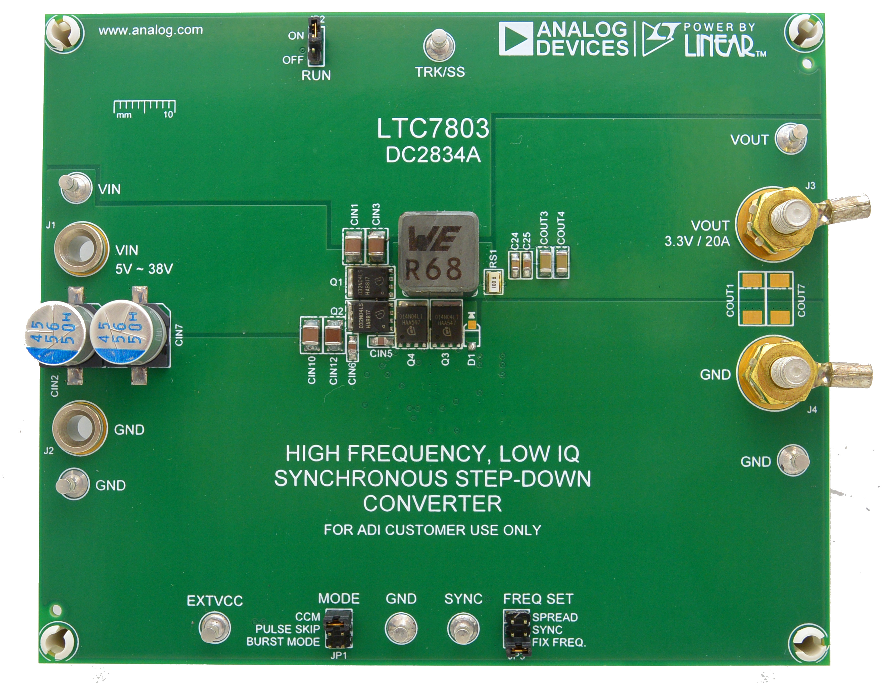 A circuit boardDescription automatically generated